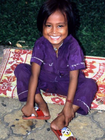 Phnom Penh - sorriso di bimba